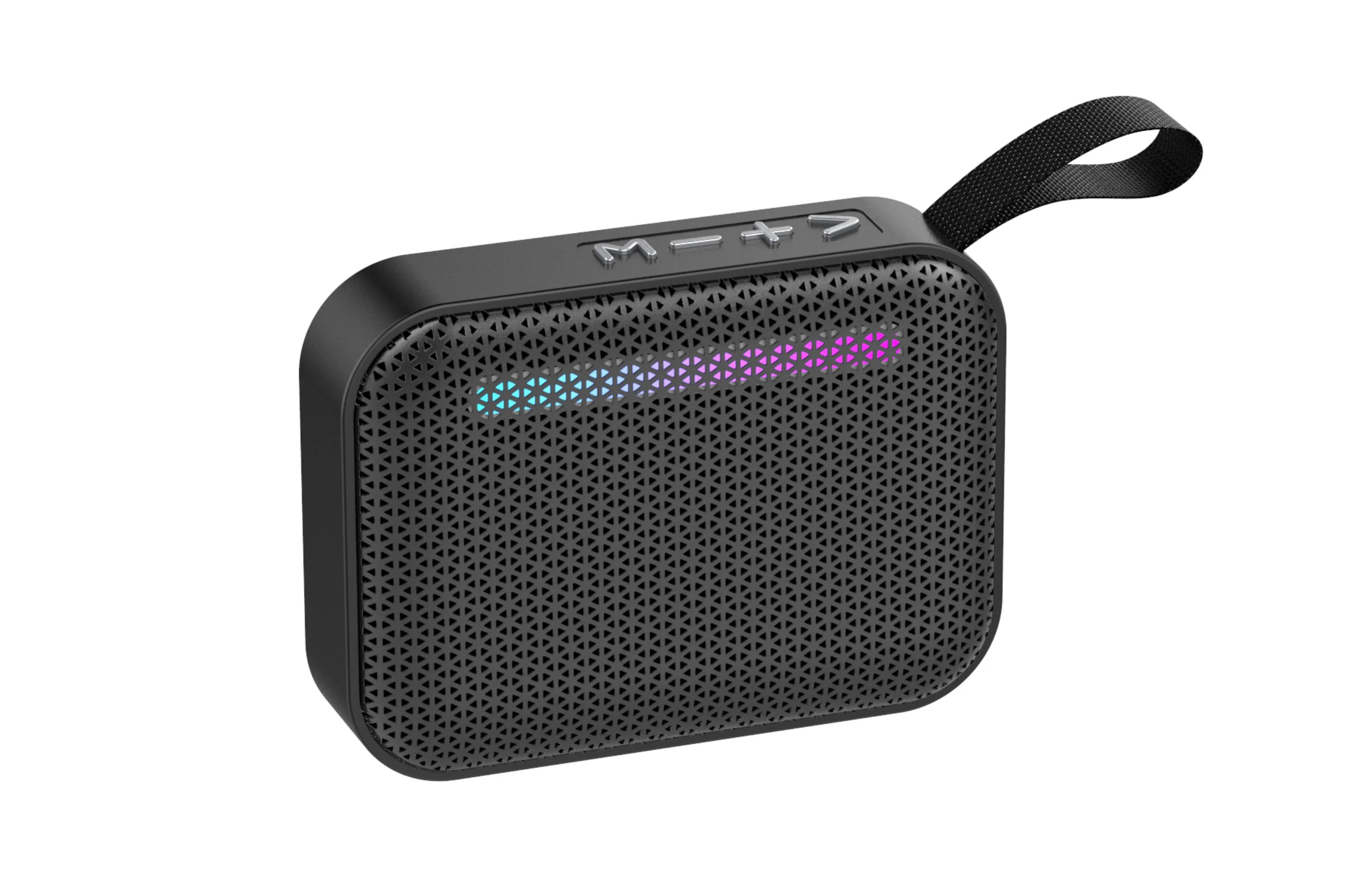 Portable waterproof bluetooth speaker reference image for checking ports, seams, and packaging readiness