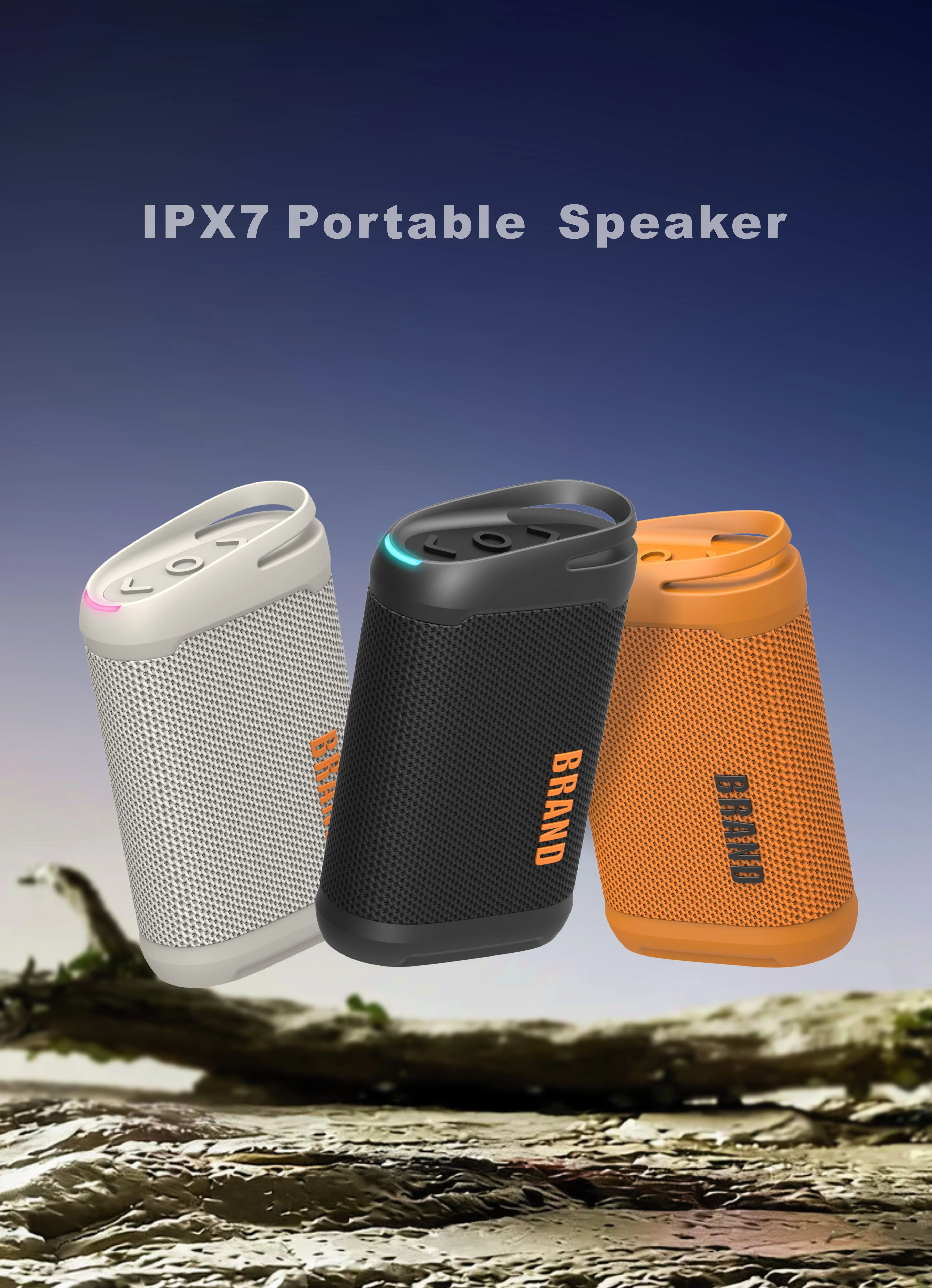 G34 IPX7 waterproof bluetooth speaker product image